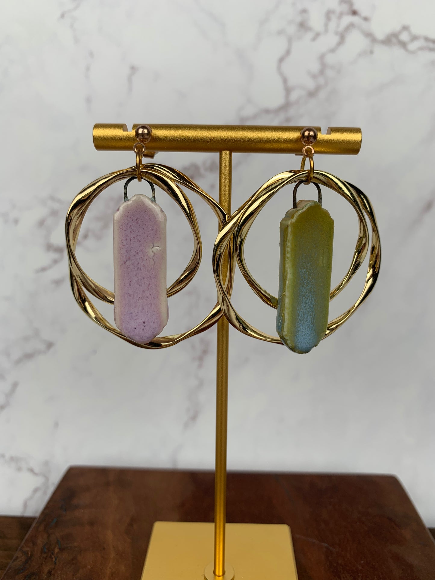 Good and Wicked witch portal dangle earrings