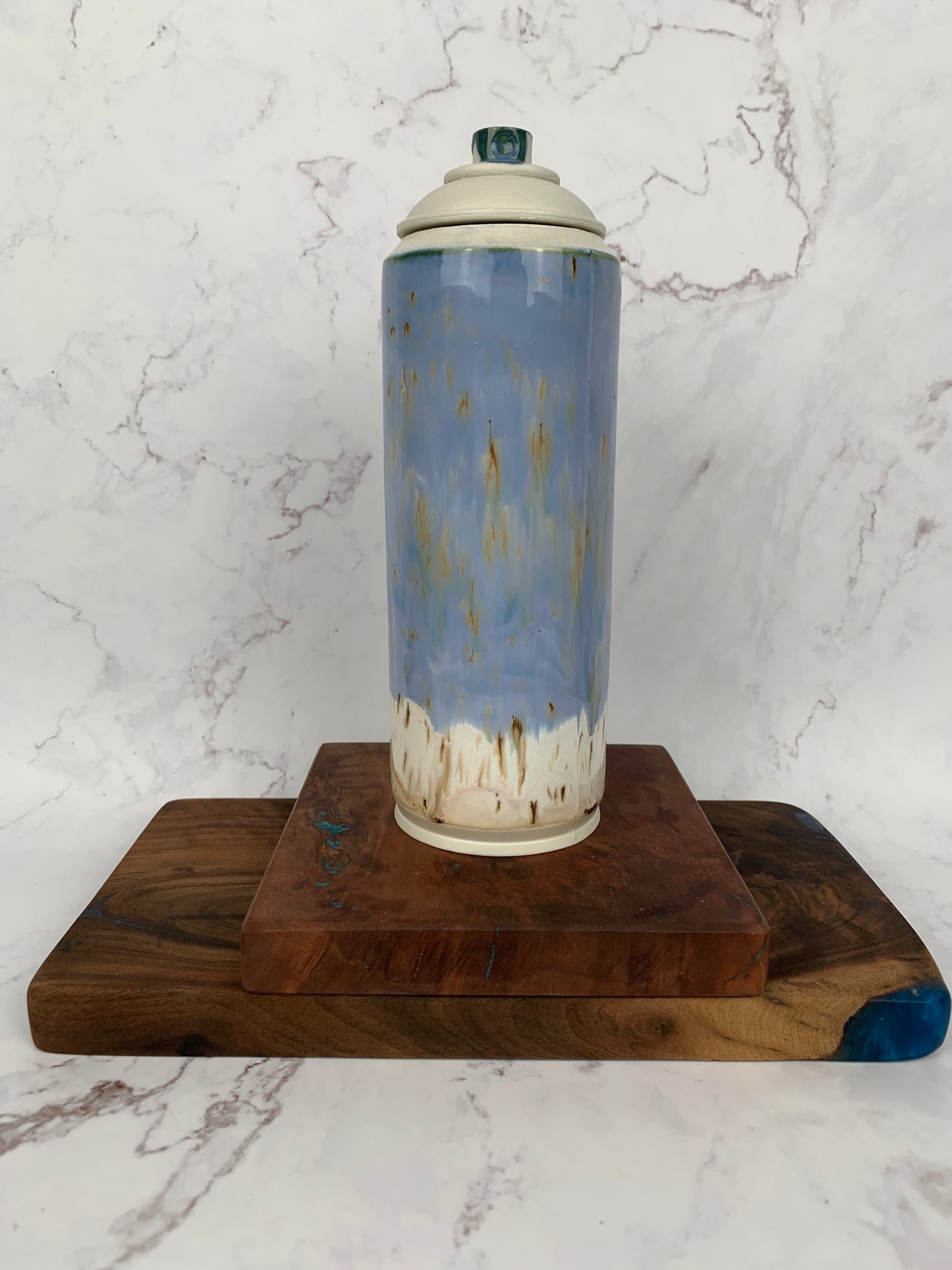Blue Spray Can Jar