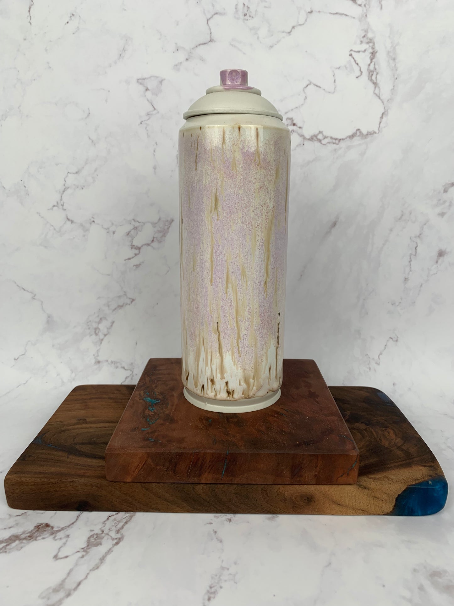Pink spray can jar