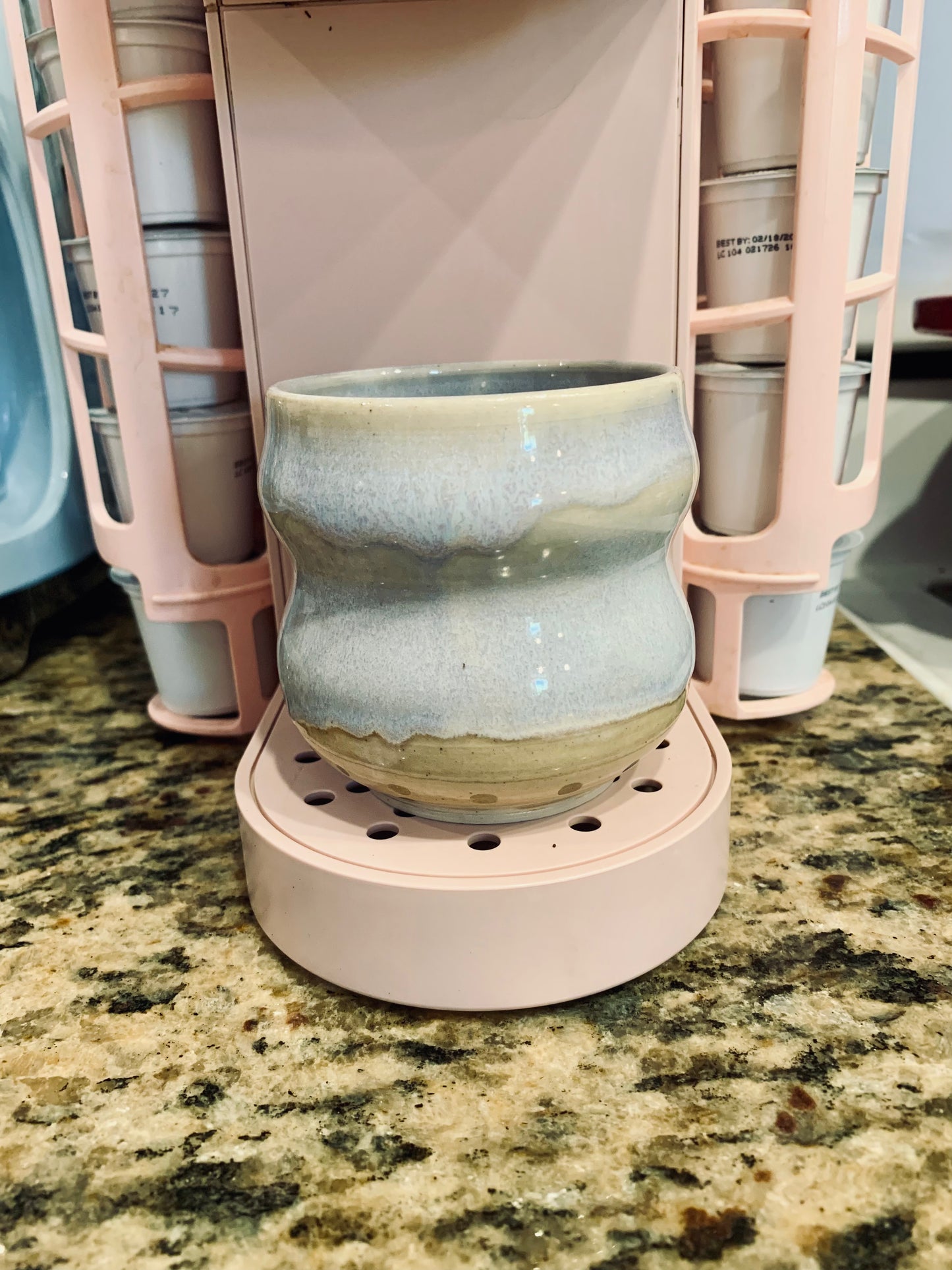 Purple bubble cup