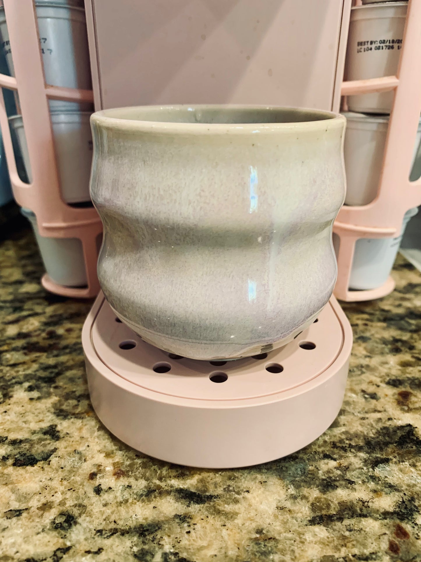 Pink bubble cup