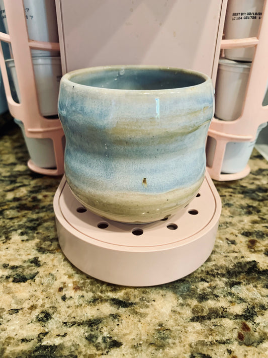 Blue bubble cup