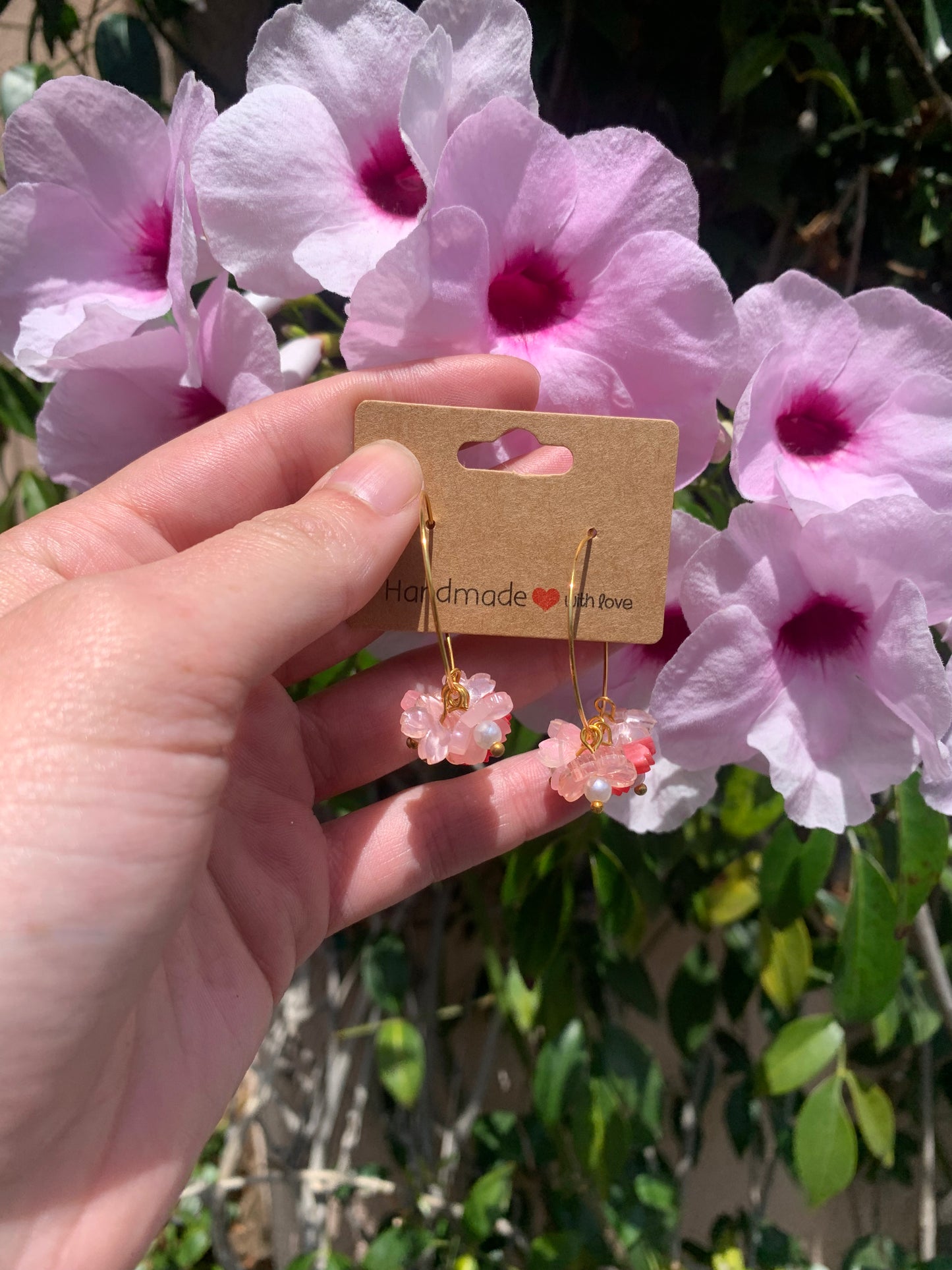 Medium Sakura hoops