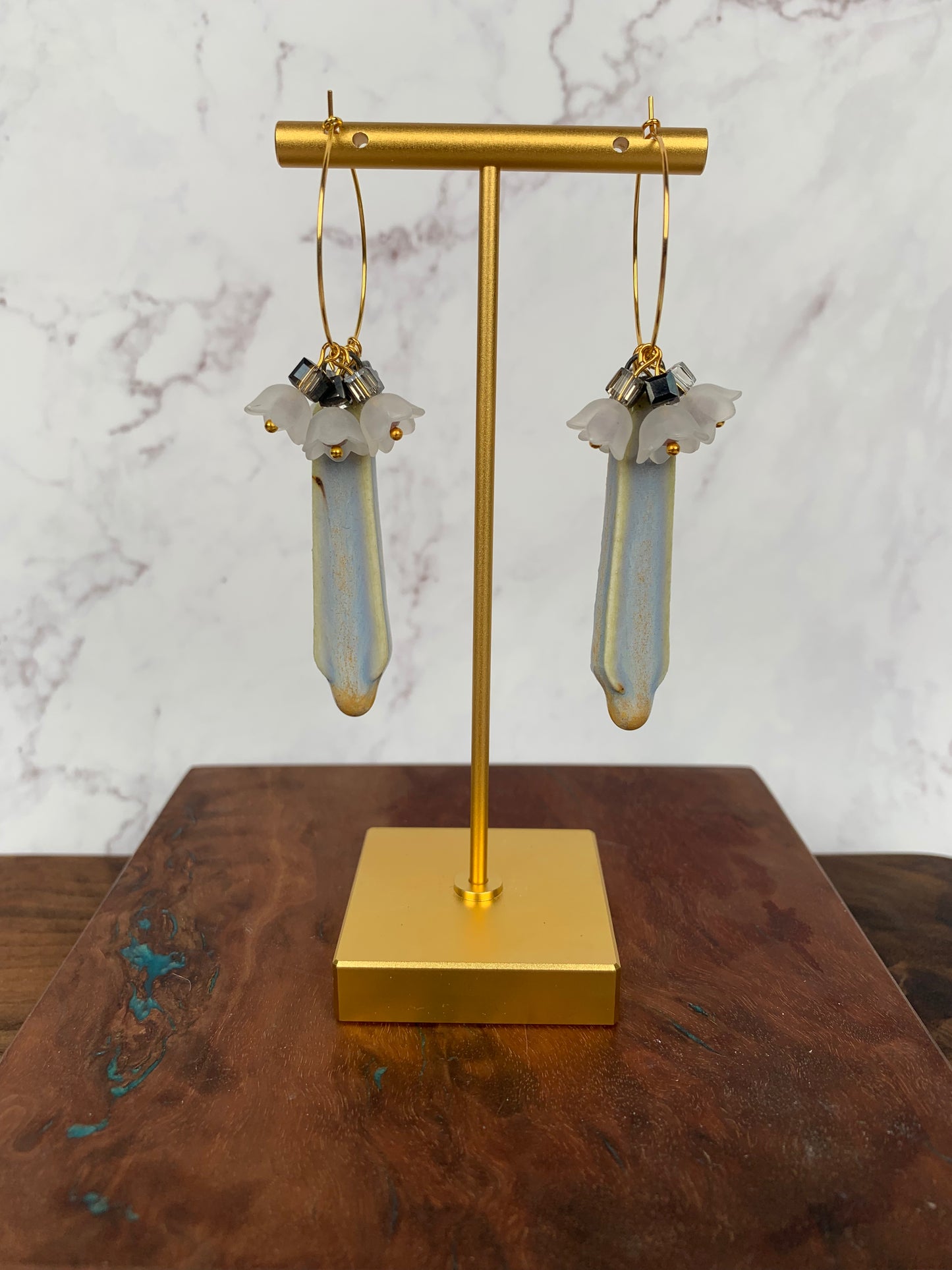 Afternoon rain lily of the valley hoops