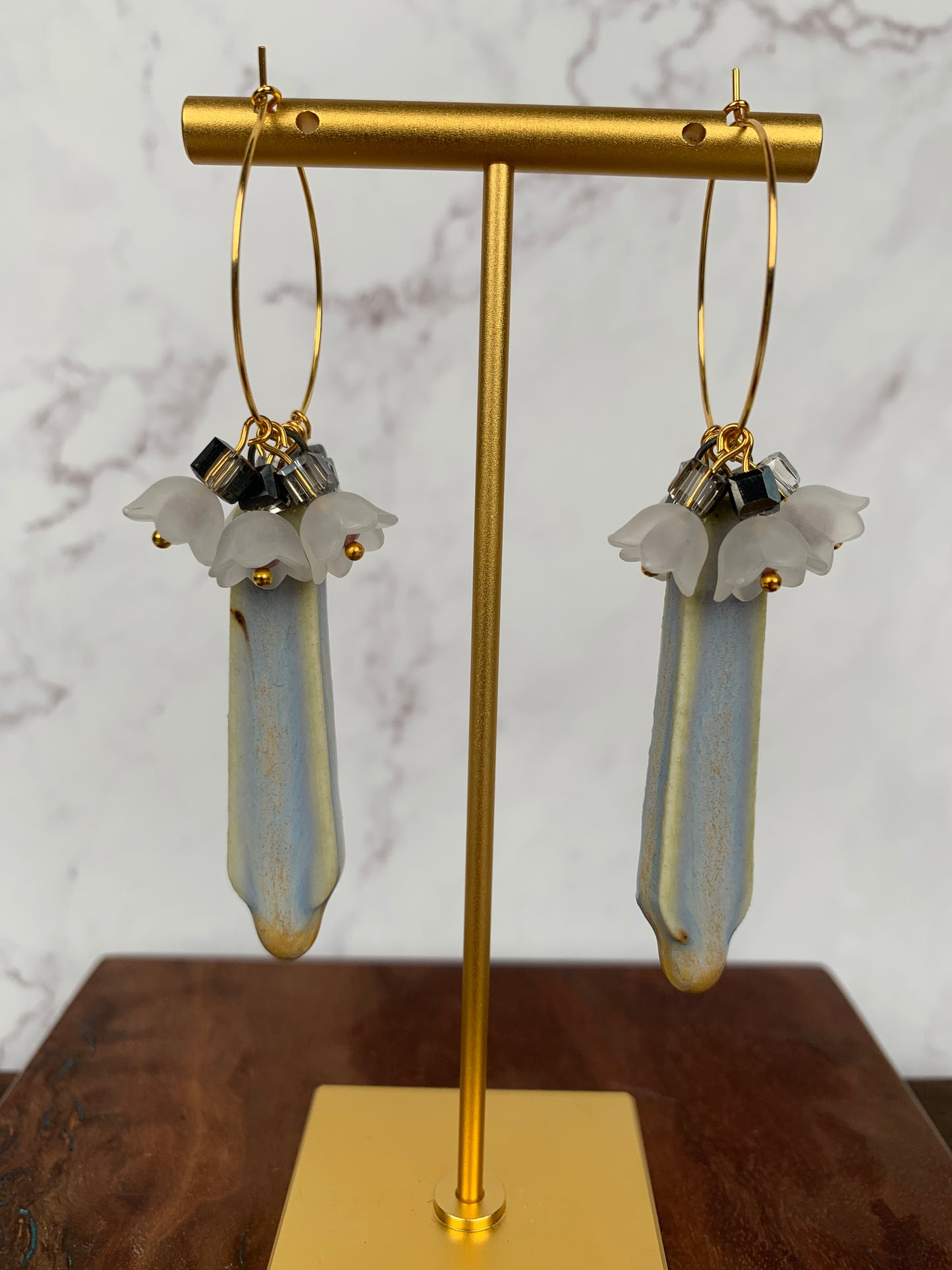 Afternoon rain lily of the valley hoops