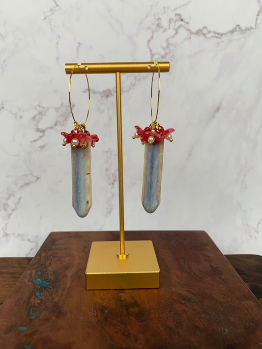 Mist porcelain sakura hoops